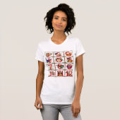 T-Shirt Cadeaux Impression Patchwork 12 Jours De N (Devant entier)