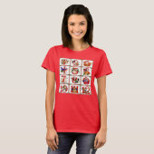 T-Shirt Cadeaux Impression Patchwork 12 Jours De N (Devant entier)