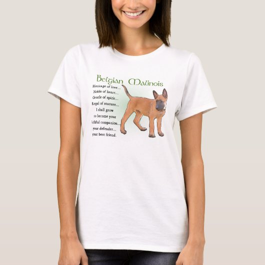 T-shirt Cadeaux Malinois belges (Devant)