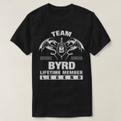 T-shirt Cadeaux membres à vie de l'équipe BYRD (Design devant)