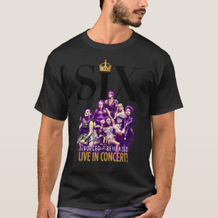 T-shirt Cadeaux musicaux vintage six pour fan de musique