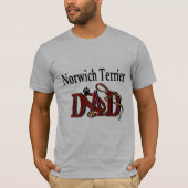T-shirt Cadeaux Norwich Terrier Papa (Devant)