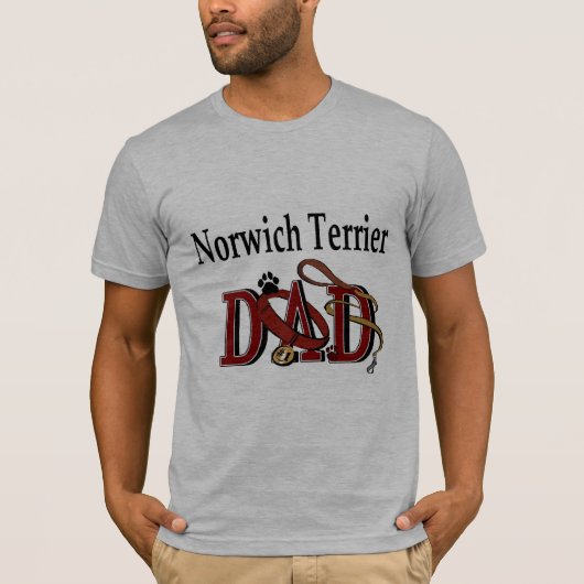 T-shirt Cadeaux Norwich Terrier Papa (Devant)
