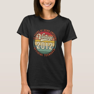 T-shirt Cadeaux Officiels Adolescent de 13 Ans Vintage 13e