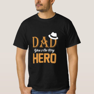 T-shirt Cadeaux papa Papa Tu Es Mon Héros