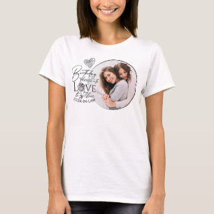 T-shirt Cadeaux Photo Minimalistes Pour Belle-Sœur