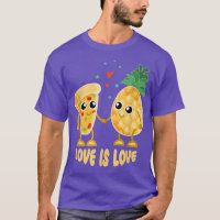 cadeaux pizza, l'amour c'est l'amour, pizza hawaïe