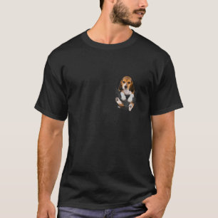T-shirt Cadeaux pour amateurs de chiens Beagle en poche Vi