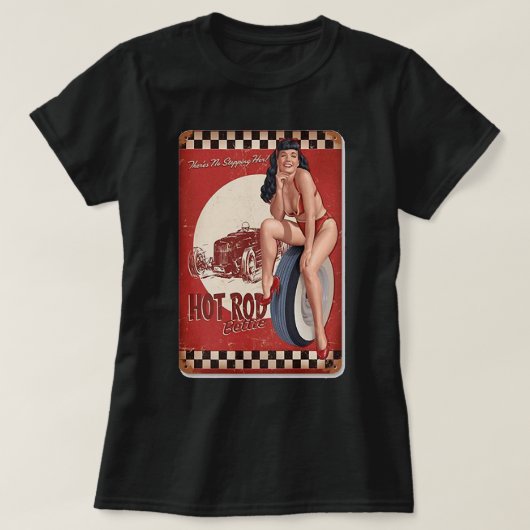 T-shirt Cadeaux Pour Femmes Bettie Page Pour Les Mignonnes (Design devant)