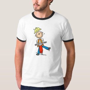 T-shirt Cadeaux pour ouvrier du bâtiment avec marteau-piqu