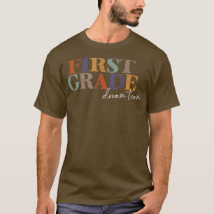 T-shirt Cadeaux Rétro de Première Année Équipe de Rêve de 
