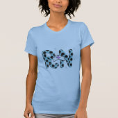 T-shirt Cadeaux "RN " d'infirmier autorisé (Devant)