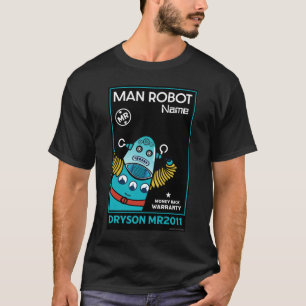 T-shirt Cadeaux Robot Pour Anniversaire Ou Mariage