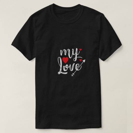 T-shirt Cadeaux romantiques Saint-Valentin (Design devant)