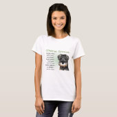 T-shirt Cadeaux Schnauzer miniatures (Devant entier)