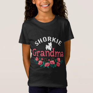 T-Shirt Cadeaux Shorkie Chig Pour Grand-Mère Femmes Amoure