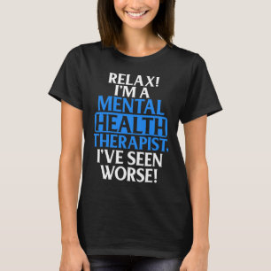 T-shirt Cadeaux Thérapeutique De Santé Mentale Pour Hommes