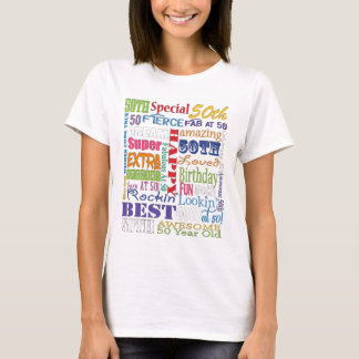 T-shirt Cadeaux Uniques Et Spéciaux 50e Anniversaire