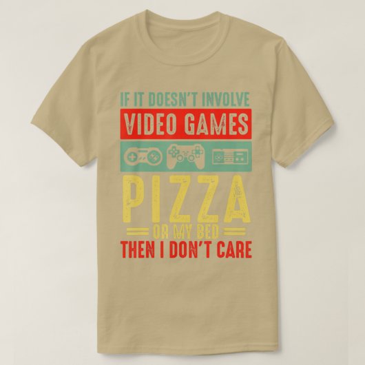 T-shirt Cadeaux Vidéo Jeu Lover Pizza Lovers s s (Design devant)
