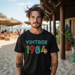 T-shirt Cadeaux vintages 1984 40e anniversaire Cadeaux 40 