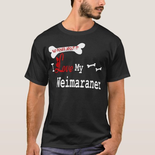 T-shirt Cadeaux Weimaraner (Devant)