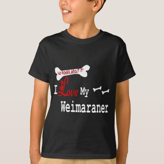 T-shirt Cadeaux Weimaraner (Devant)