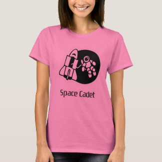 T-shirt Cadet de l'espace Motif Cravate rose Tee - shirt t