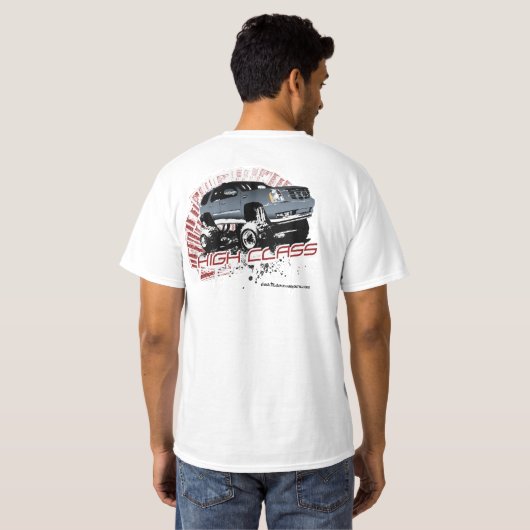T-shirt cadillac1, duskTILdawncustoms.com (Dos entier)