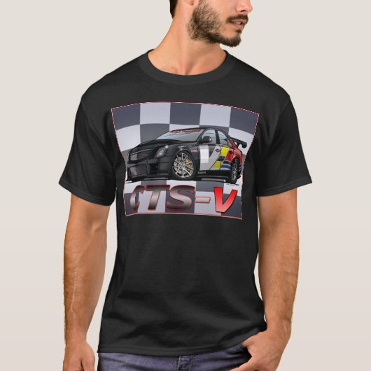 T-shirt Cadillac CTS_V (Devant)