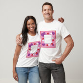 T-shirt Cadre de coeur (Unisexe)