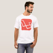 T-shirt Cadre de PHP de Laravel (Devant entier)
