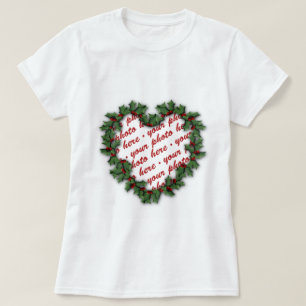 T-shirt Cadre photo de couronne cardiaque