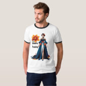 T-shirt Cadre romantique (Devant entier)