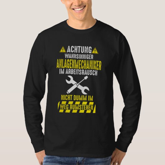 T-shirt Cadre System Mechanics Heating Builder (Devant)