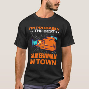 T-shirt Cadreur Meilleure Vidéographie Vidéaste Cadreur
