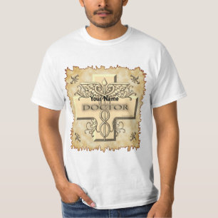 T-shirt Caducée croix médecin
