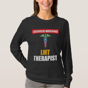T-shirt Caducée de thérapeute de massage autorisé par L