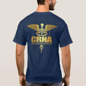 T-shirt Caducée d'or (CRNA) (Dos)