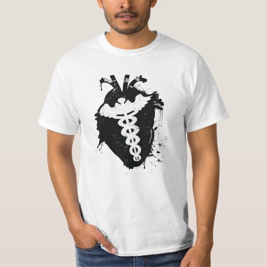 T-shirt caduceus anatomic (Devant)