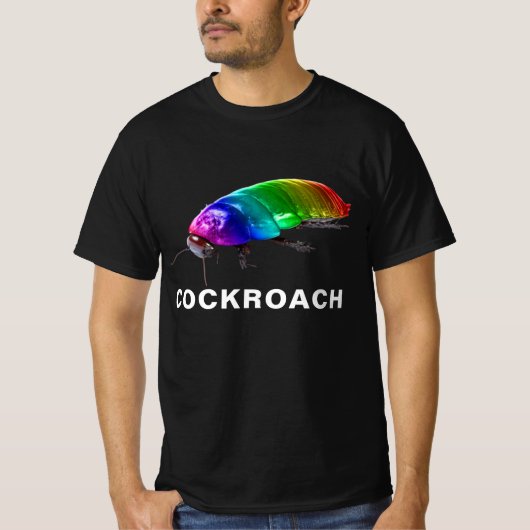 T-shirt Cafard Arc-en-Ciel (Devant)