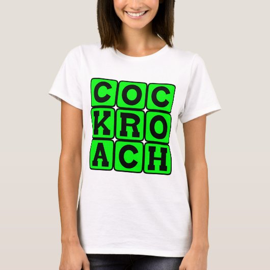 T-shirt Cafard, Insecte Déterminé (Devant)