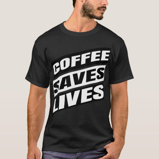 T-shirt café (Devant)