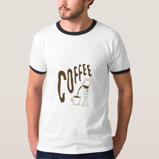 T-shirt café (Devant)