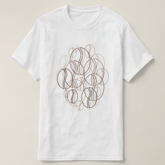 T-shirt café (Design devant)