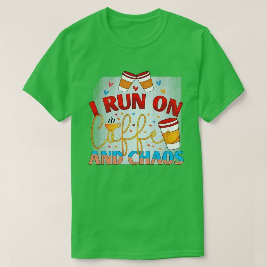 T-shirt Café 9 (Design devant)