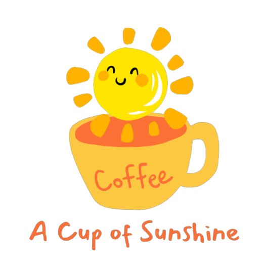 T-shirt Café A Cup of Sunshine