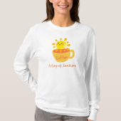 T-shirt Café A Cup of Sunshine (Devant)