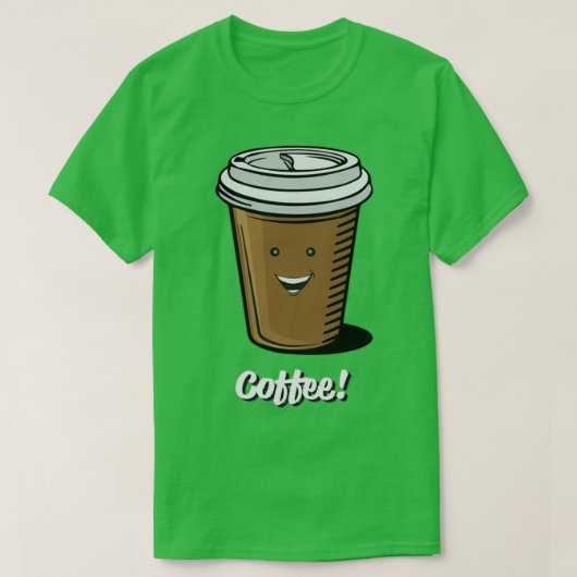 T-shirt Café à emporter (Design devant)