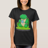 T-shirt Café à la tortue (Devant)