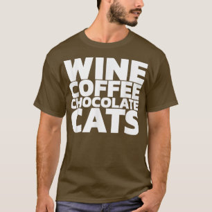 T-shirt Café à vin Chocolat Chats258